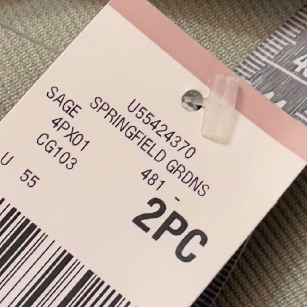 Jones NY Light Sage Green Blazer PantSuit 2Pc Set Sz 12 NWT High Waist Loose Fit - Picture 15 of 16